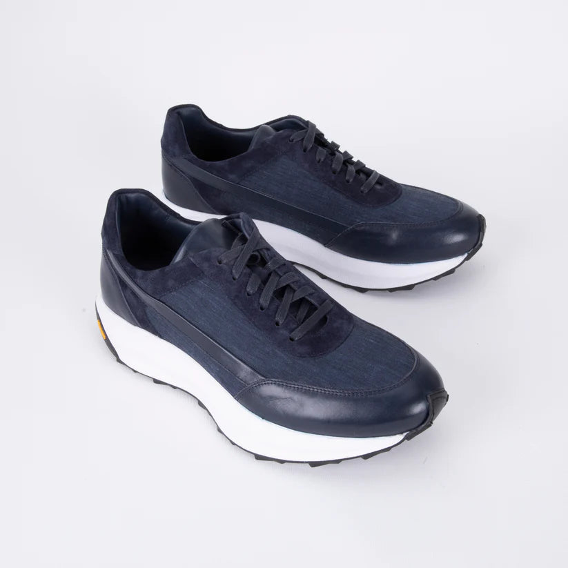 Trust Shoes D4200Y Erkek Sneaker Spor Ayakkabı – Hakiki Deri & Süet Hafif EVA Taban Günlük Kullanım