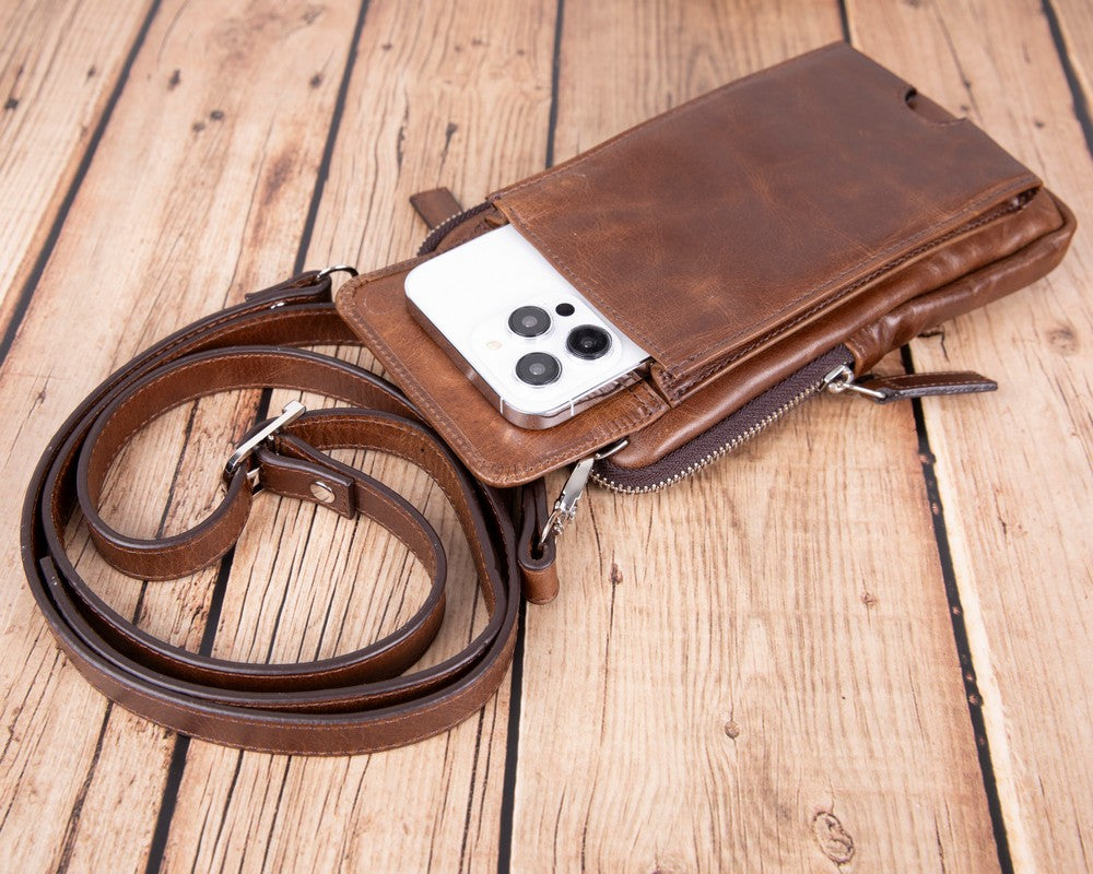 Nino Hakiki Deri, El Yapımı Erkek Çantası, Antik Kahve