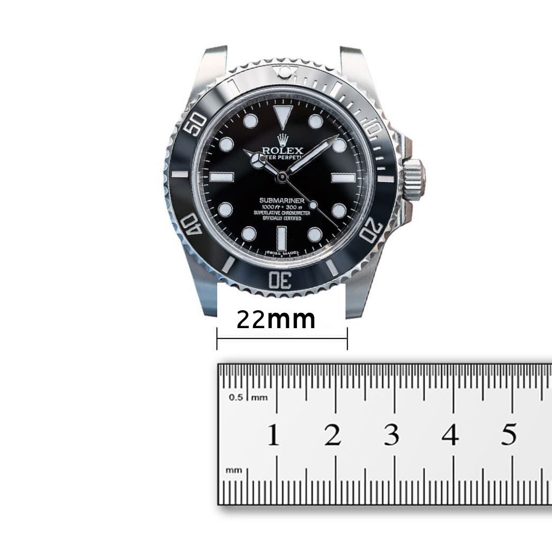 Hakiki Deri, El Yapımı, Saat Kordonu, 22 mm Ölçü, Dokulu Siyah