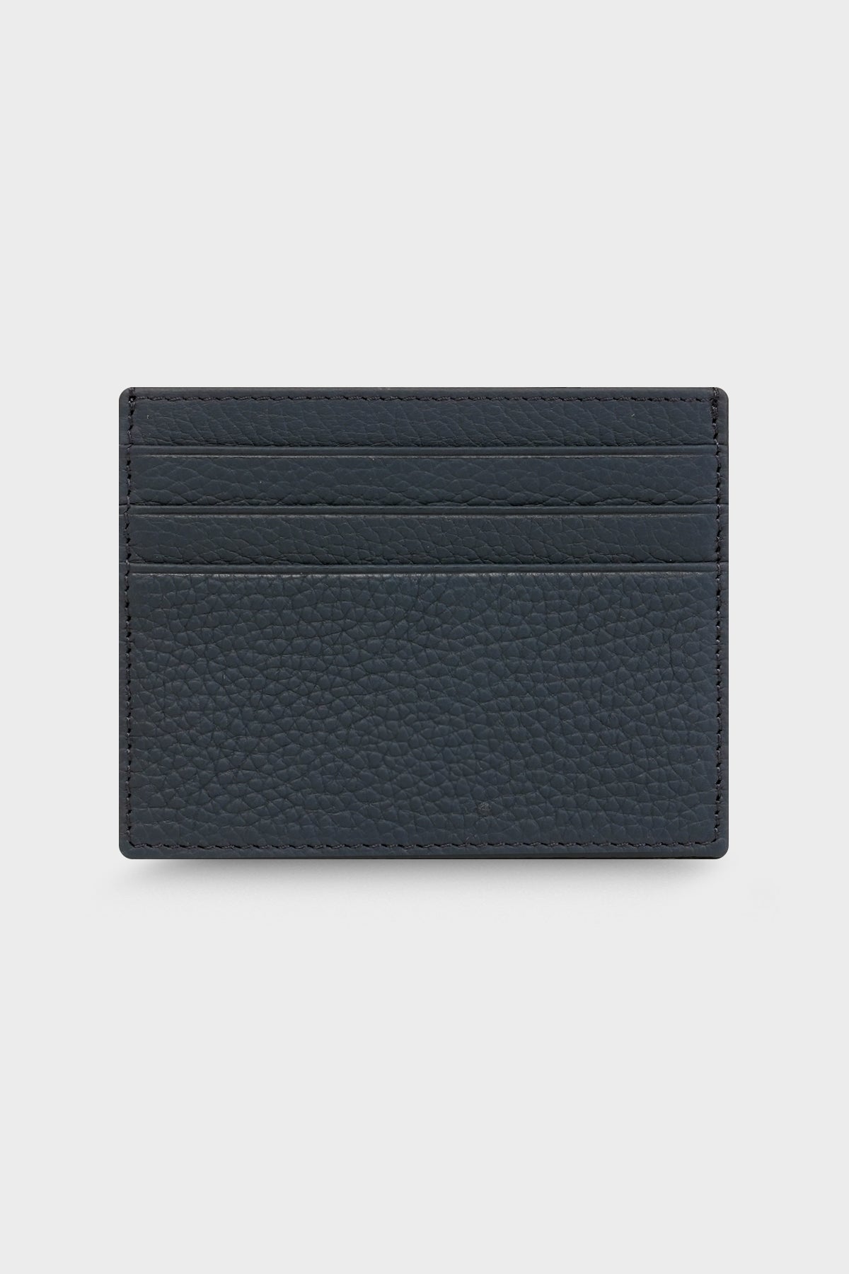 Hakiki Deri, El Yapımı, Erkek Kartlık, 6 Kart Yuvalı, 4501 Koyu Mavi