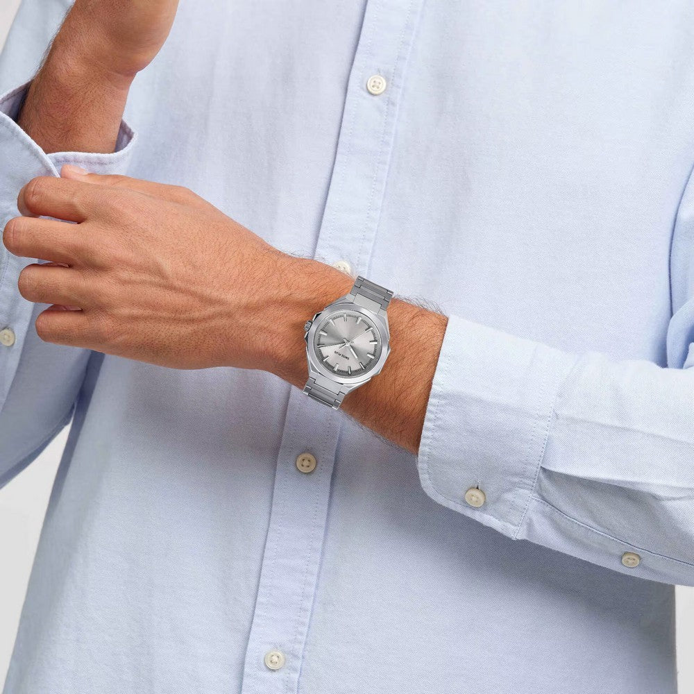 Erkek Kol Saati - Essential Collection - Model-9 ST3506AGS Max Plus Silver/Silver