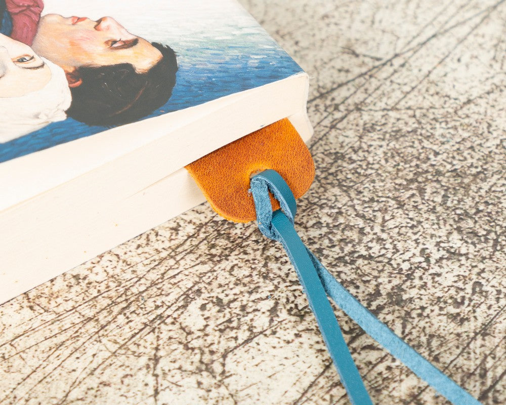 Hakiki Deri, El Yapımı, Kitap Ayracı, Antik taba