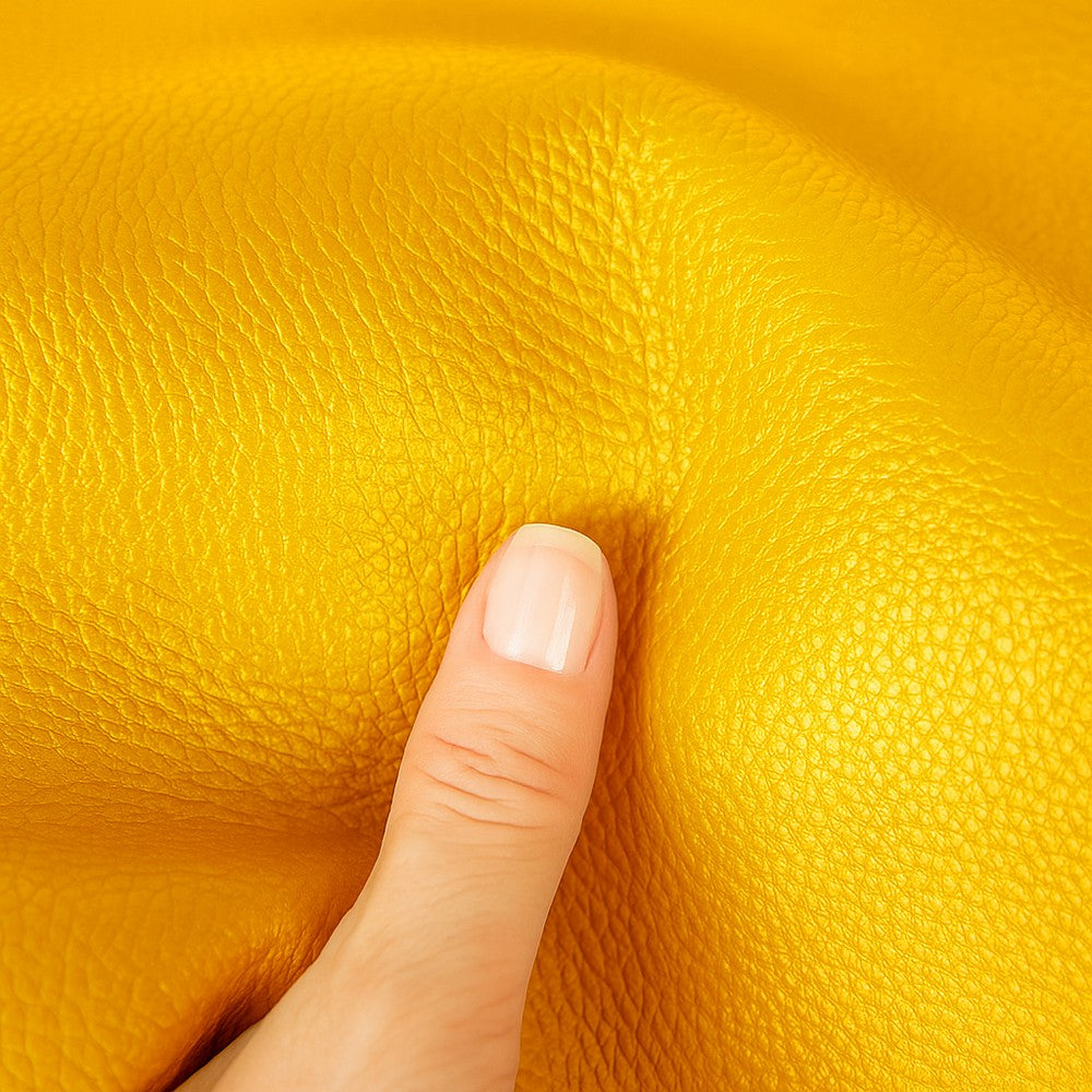 Apple iPhone 17 Air için, Hakiki Deri, El Yapımı Cüzdanlı Kılıf, Magsafe ile uyumlu, İç Yüzeyi Kadife, Limon Sarı