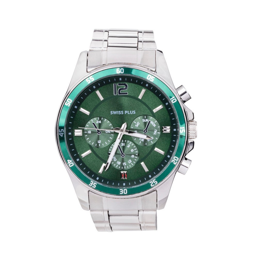 Erkek Kol Saati - Essential Collection - Model-2 ST3516AGS Green/Silver
