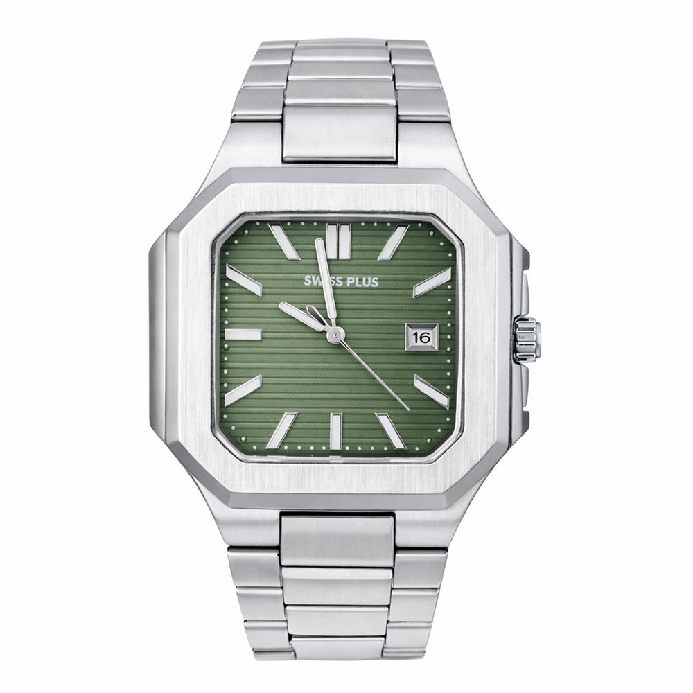 Erkek Kol Saati - Signature Collection - Model-7 RS23146 Green/Silver