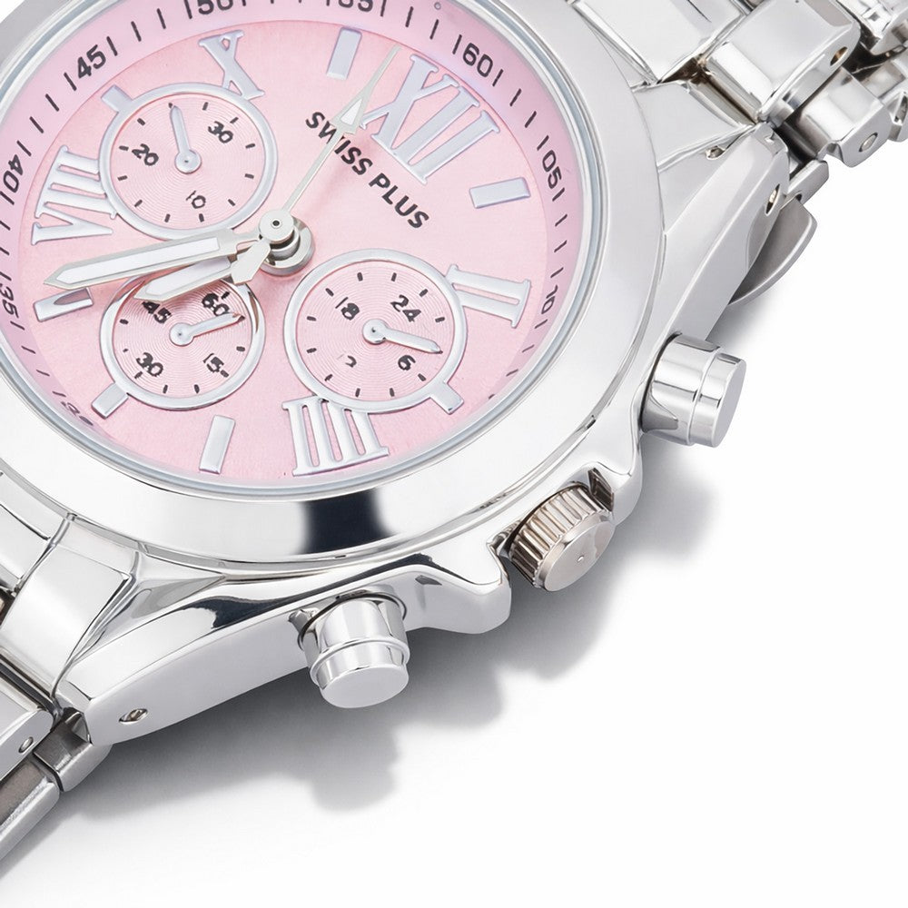 Kadın Kol Saati - Elegance Collection Model-2 ST0730ABL Pink/Silver