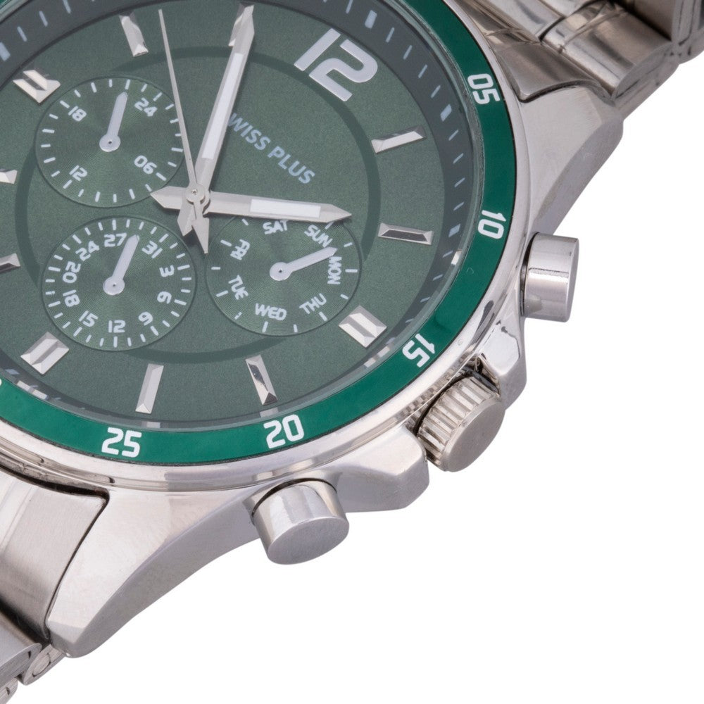 Erkek Kol Saati - Essential Collection - Model-2 ST3516AGS Green/Silver