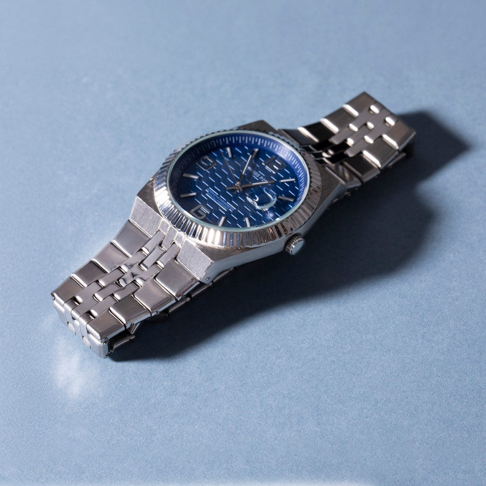 Erkek Kol Saati - Signature Collection - Model-1 ST3442AGS Blue/Silver
