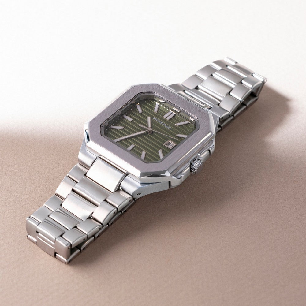 Erkek Kol Saati - Signature Collection - Model-7 RS23146 Green/Silver