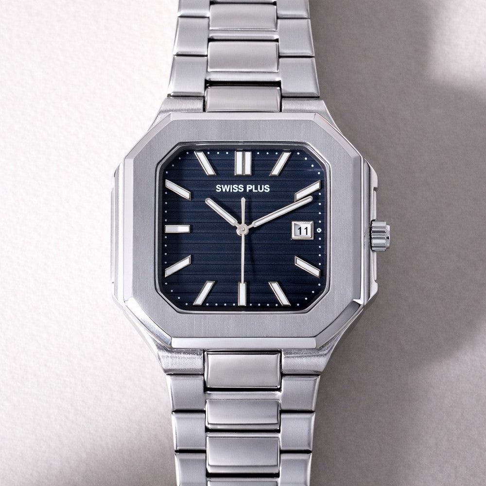 Erkek Kol Saati - Signature Collection - Model-5 RS23146 Blue/Silver