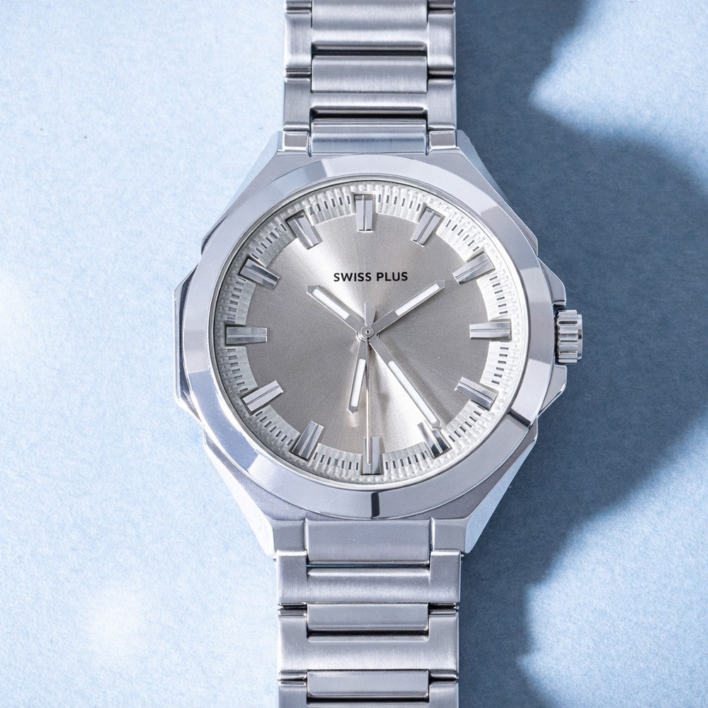 Erkek Kol Saati - Essential Collection - Model-9 ST3506AGS Max Plus Silver/Silver