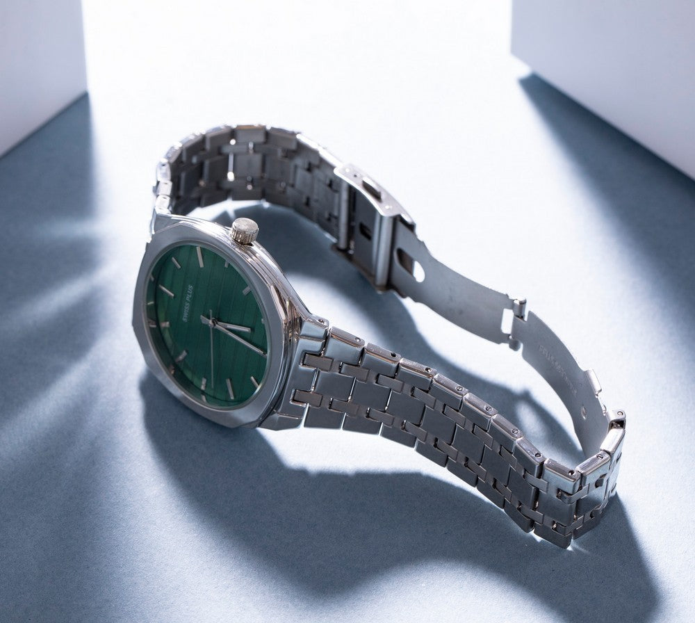 Erkek Kol Saati - Essential Collection - Model-5 ST2302AGP Green/Silver