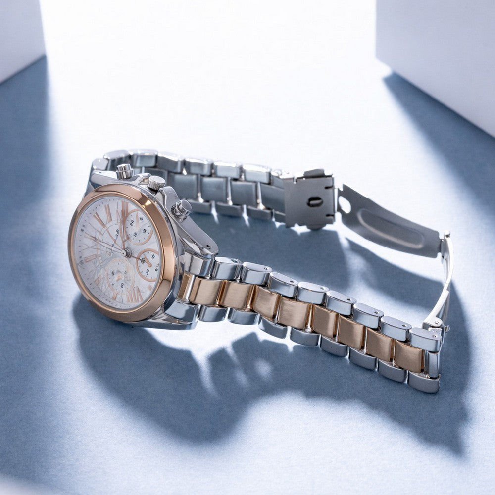 Kadın Kol Saati - Elegance Collection Model-1 ST0730ABL Rose Gold/Silver