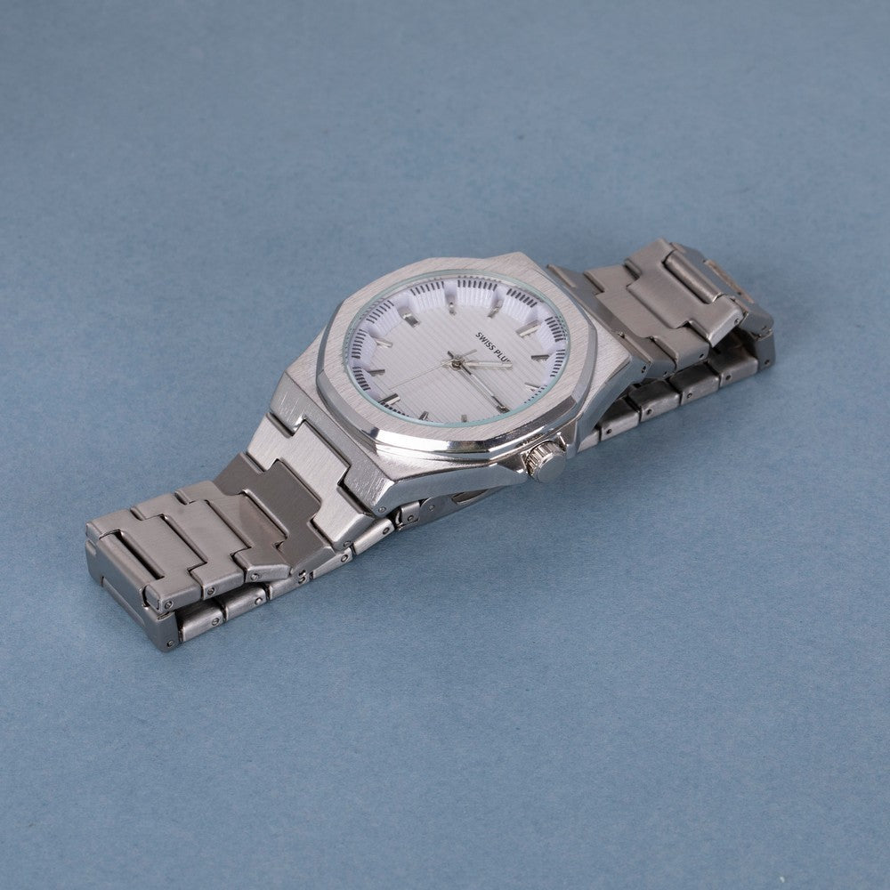 Erkek Kol Saati - Essential Collection - Model-3 ST3448AGS White/Silver