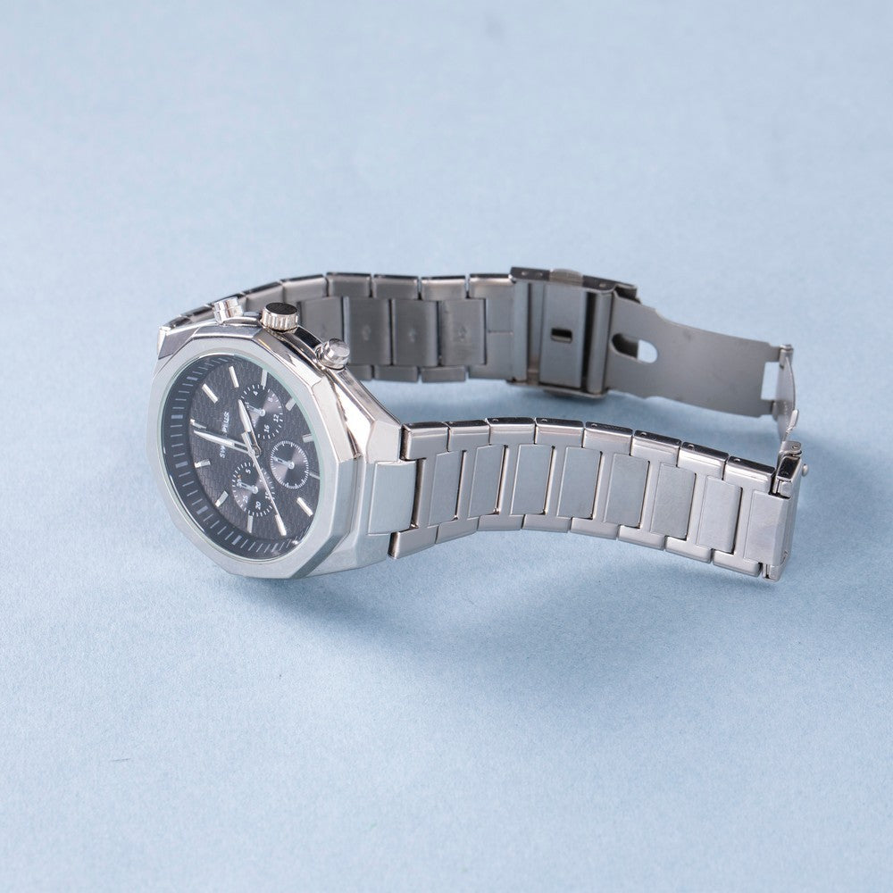 Erkek Kol Saati - Essential Collection - Model-4 ST3503AGS Plus Black/Silver