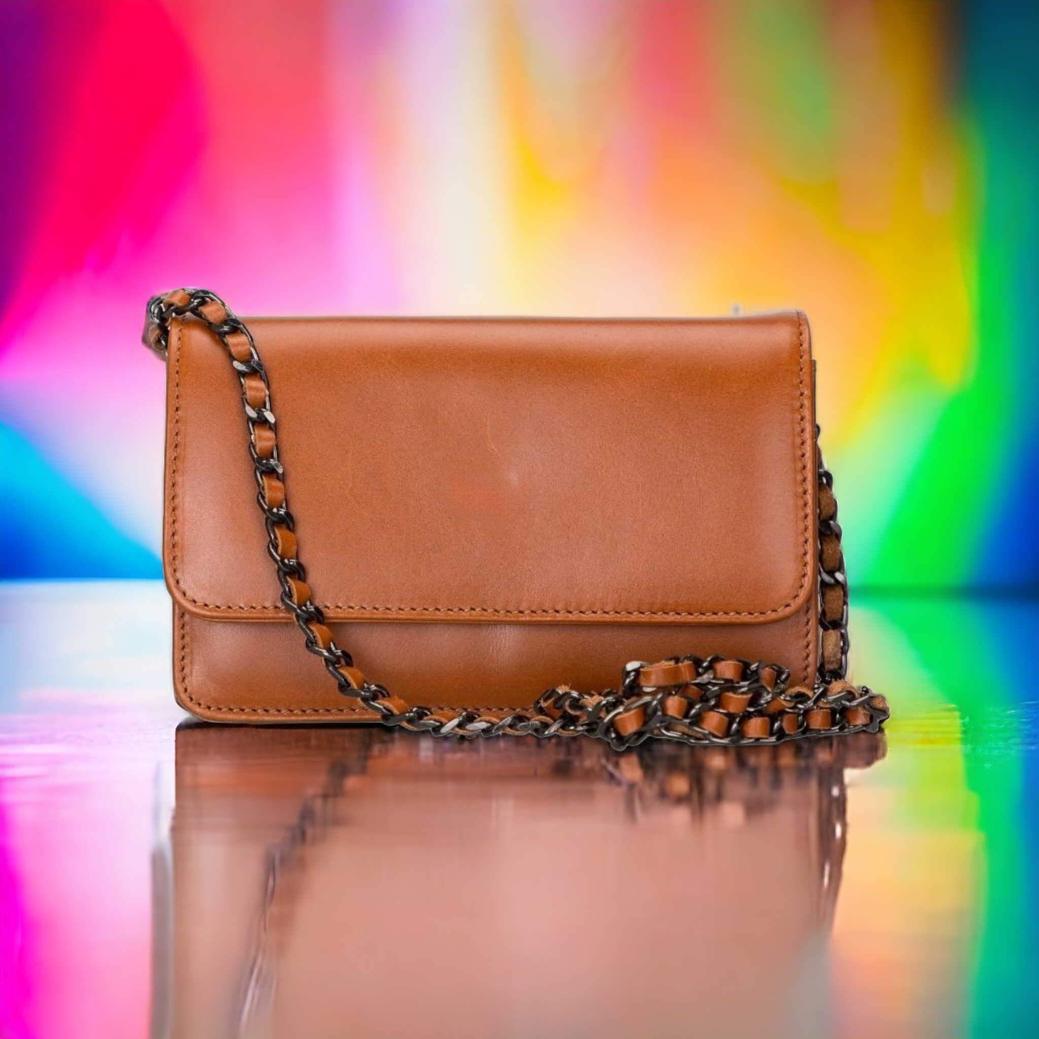 Carmela Hakiki Deri, El Yapımı Kadın Çantası, Rustik Taba RST2