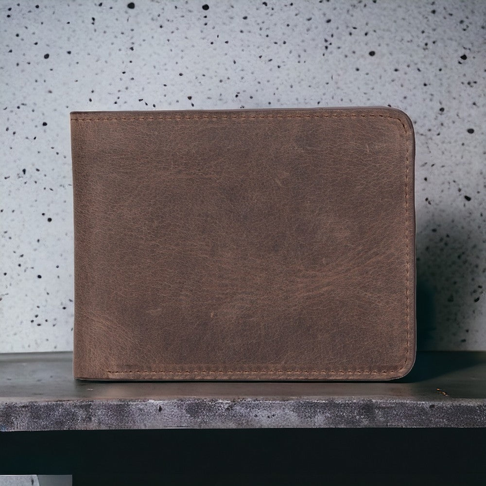 Pier Hakiki Deri, El Yapımı Erkek Cüzdan, Koyu Kahve