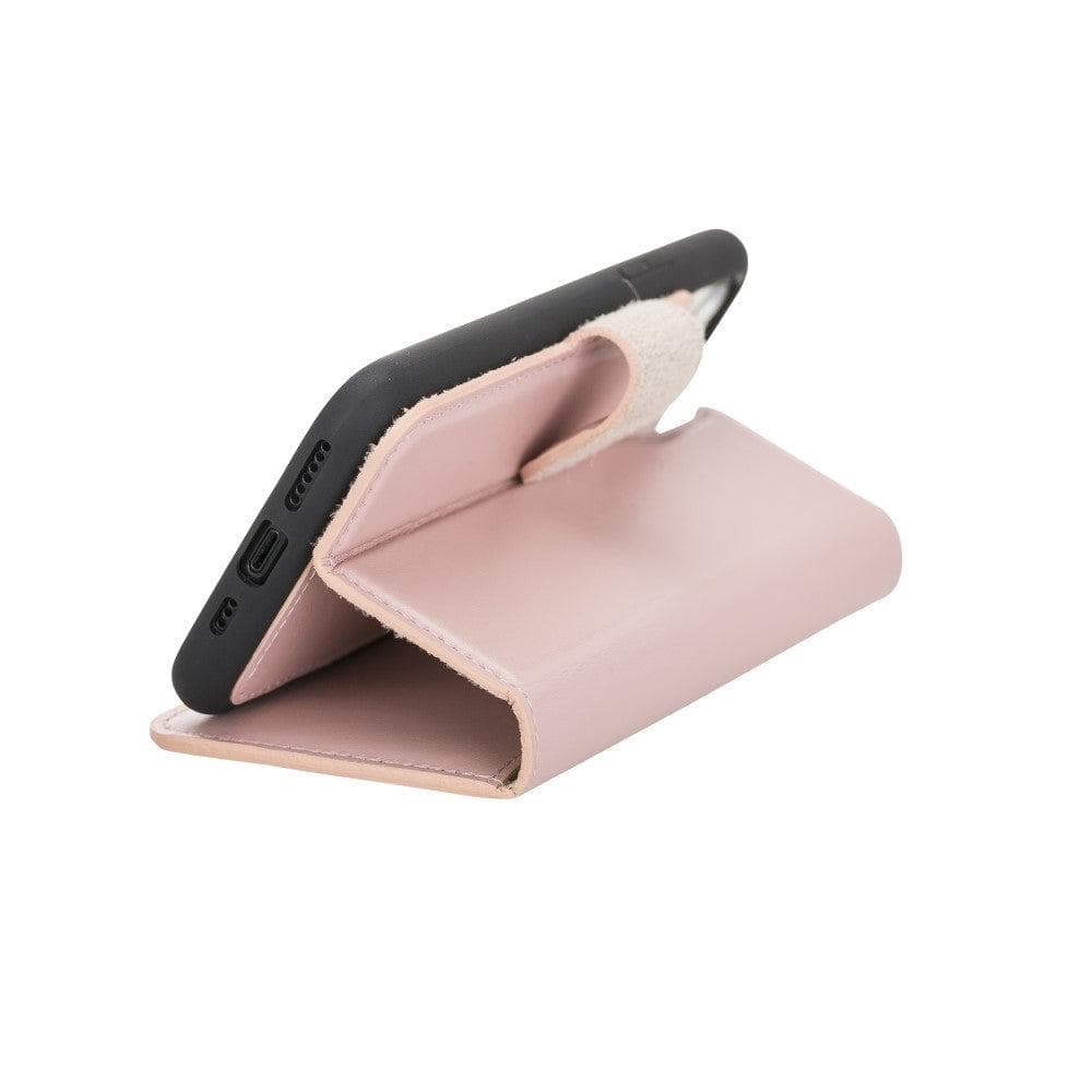 Apple iPhone 11 Pro uyumlu, Hakiki Deri, El Yapımı, Cüzdanlı Kılıf, NU2