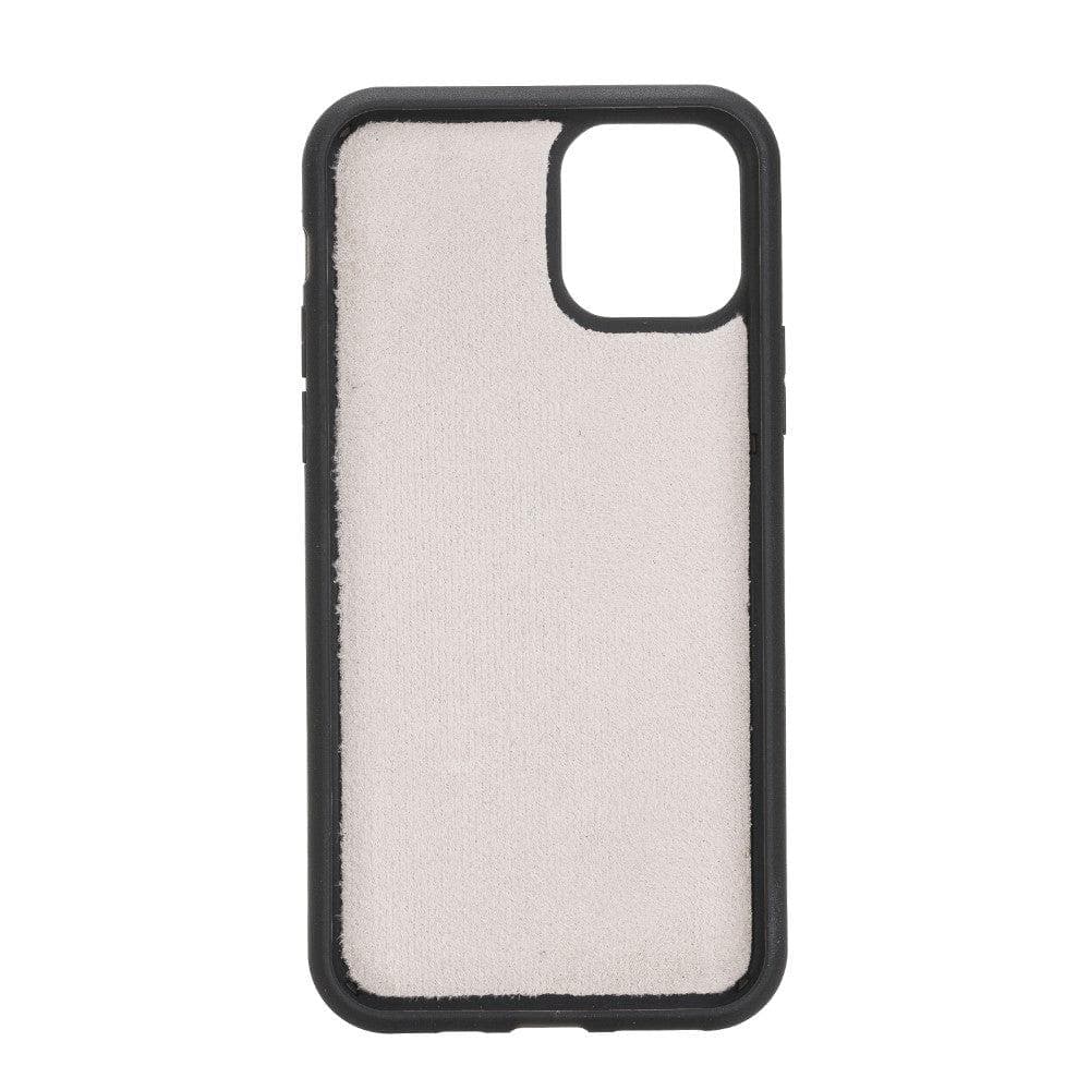 Apple iPhone 11 Pro uyumlu, Hakiki Deri, El Yapımı, Cüzdanlı Kılıf, Pembe