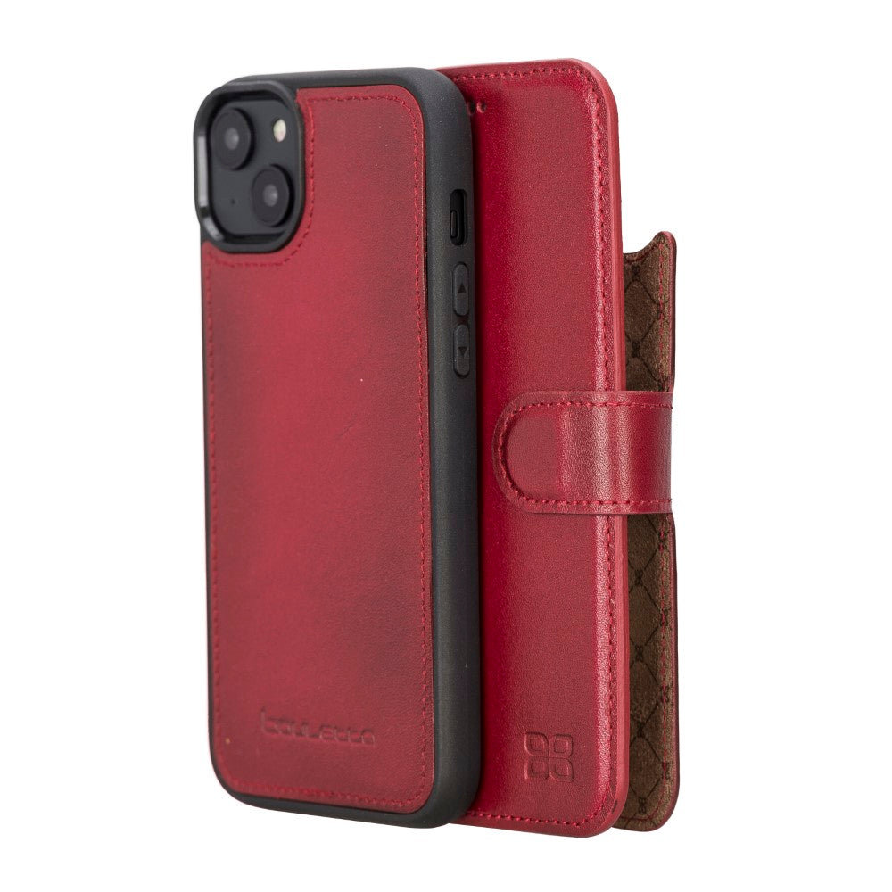 Apple iPhone 14 Plus Uyumlu Deri Cüzdanlı Kılıf MWWN V4EF