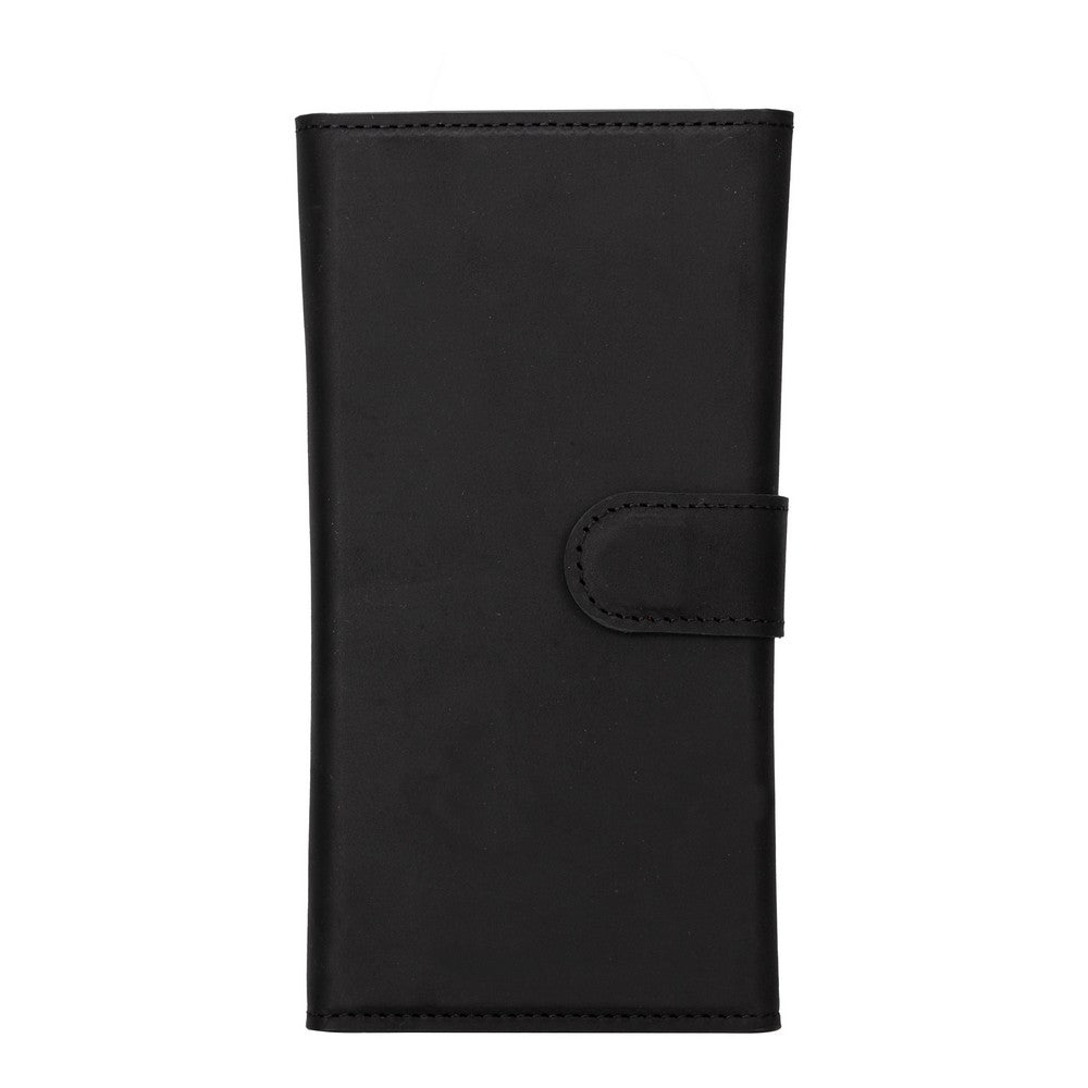 Apple iPhone 15 Plus uyumlu, Hakiki Deri, El Yapımı, Cüzdanlı Kılıf, G1