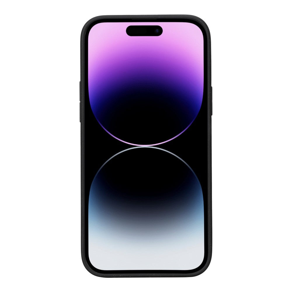 Apple iPhone 15 Plus uyumlu, Hakiki Deri, El Yapımı, Arka Kapak, Gölgeli Taba