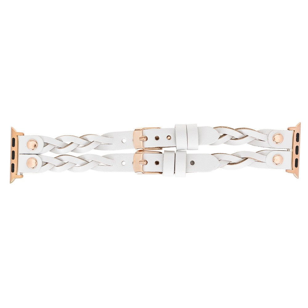 Apple Watch uyumlu, Hakiki Deri, El Yapımı Kordon, York Double Tour F3