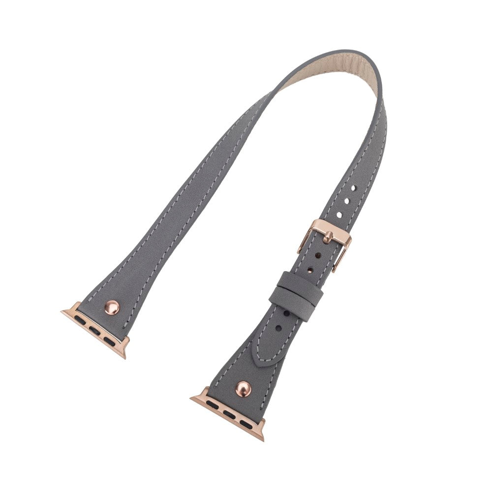 Apple Watch uyumlu, Hakiki Deri, El Yapımı Kordon, Slim DT RGRST9