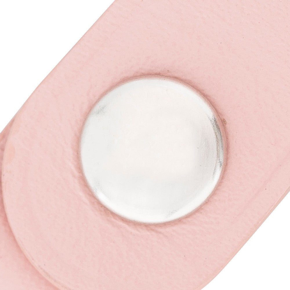 Apple AirTag uyumlu, Hakiki Deri, El Yapımı Anahtarlık, Arta NU2 Pembe