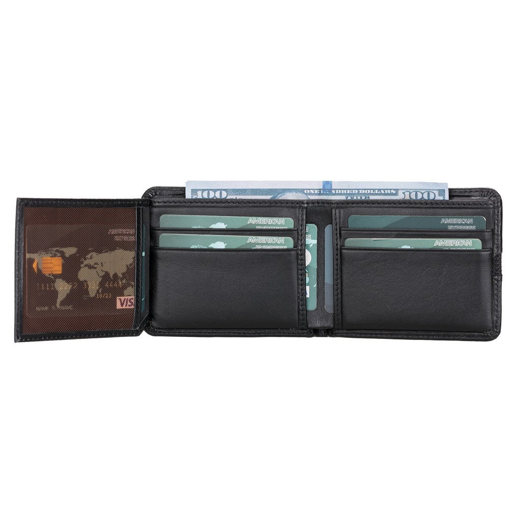 Benjamin Hakiki Deri, El Yapımı Cüzdan, Rustik Siyah