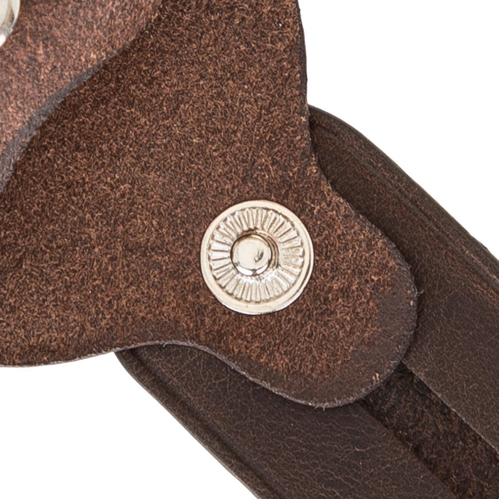 Apple AirTag uyumlu, Hakiki Deri, El Yapımı Anahtarlık, Beta AA12 Kahve