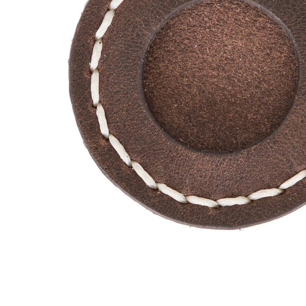 Apple AirTag uyumlu, Hakiki Deri, El Yapımı Anahtarlık, Beta AA12 Kahve