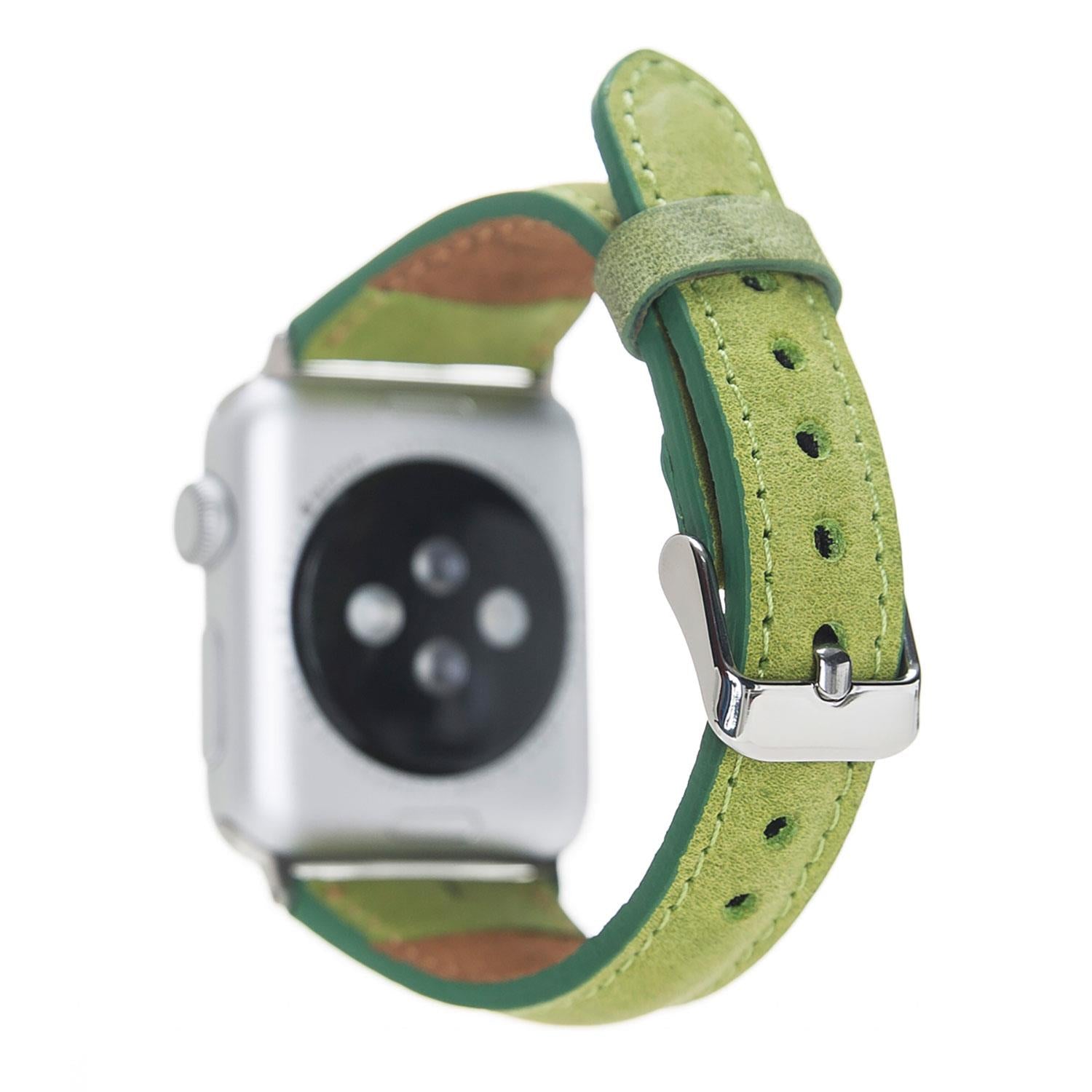 Apple Watch uyumlu, Hakiki Deri, El Yapımı Kordon, Slim G16
