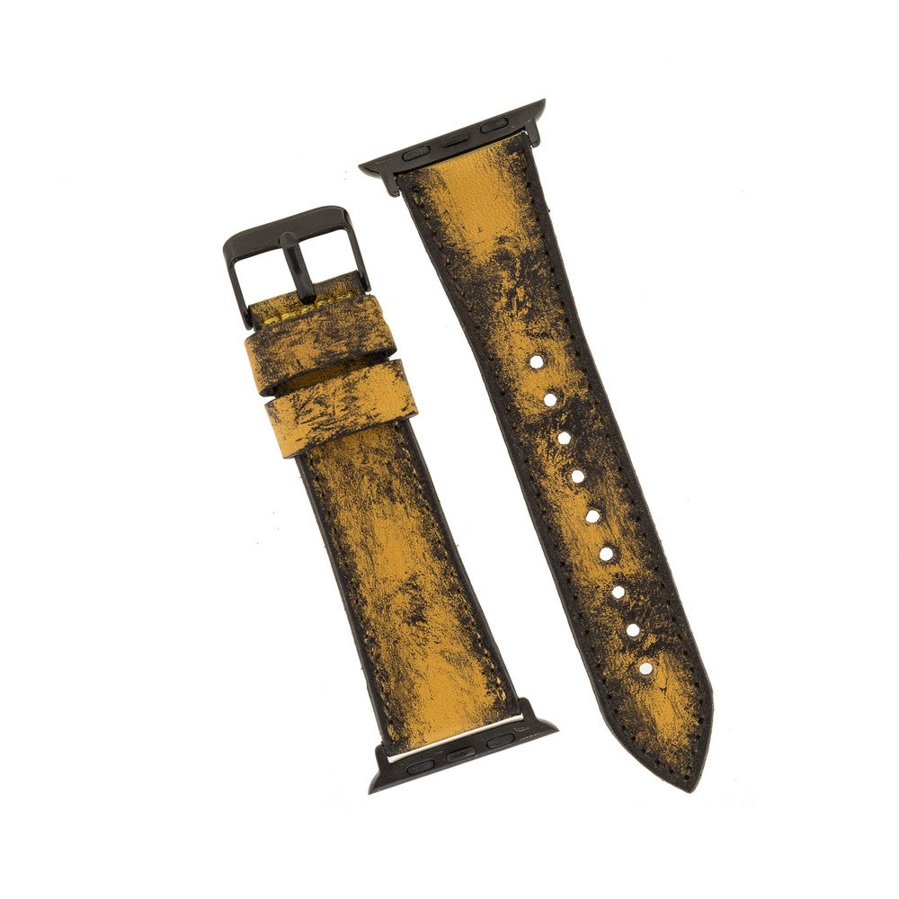 Apple Watch uyumlu, Hakiki Deri, El Yapımı Kordon, V24SEF