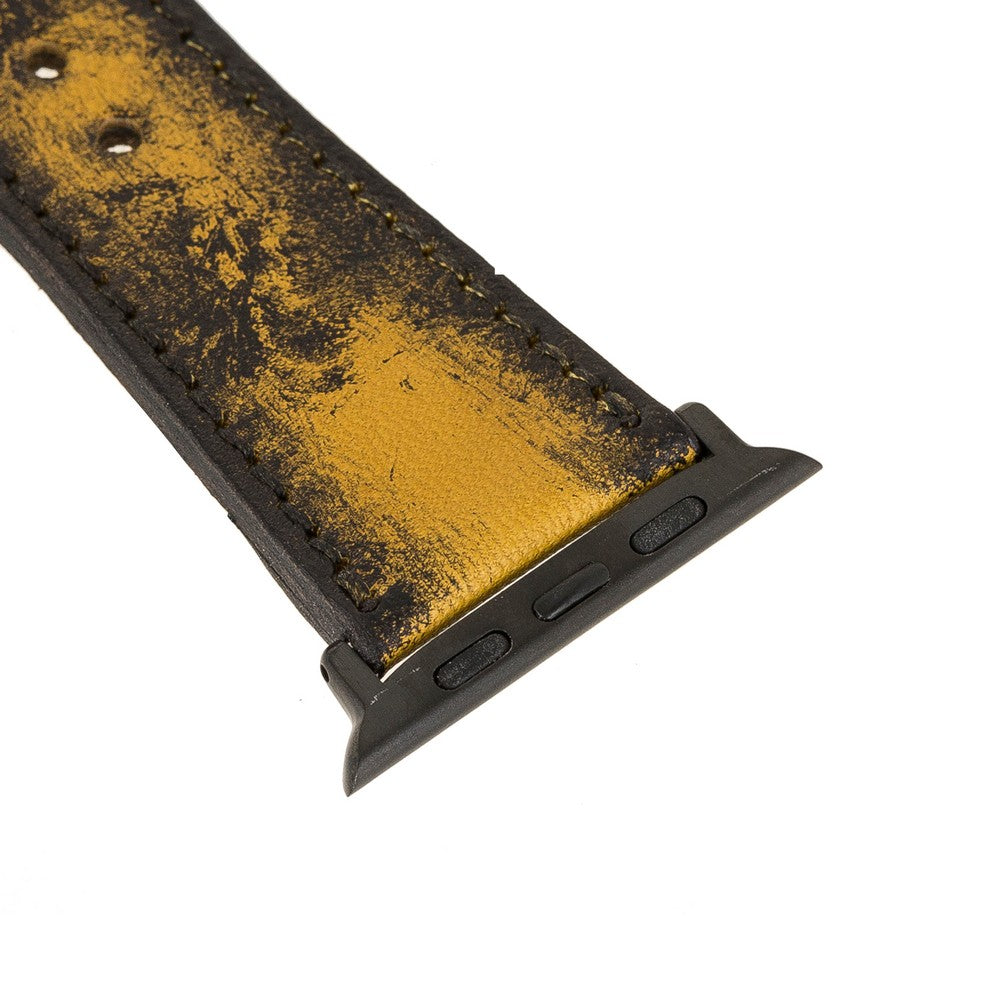 Apple Watch uyumlu, Hakiki Deri, El Yapımı Kordon, V24SEF