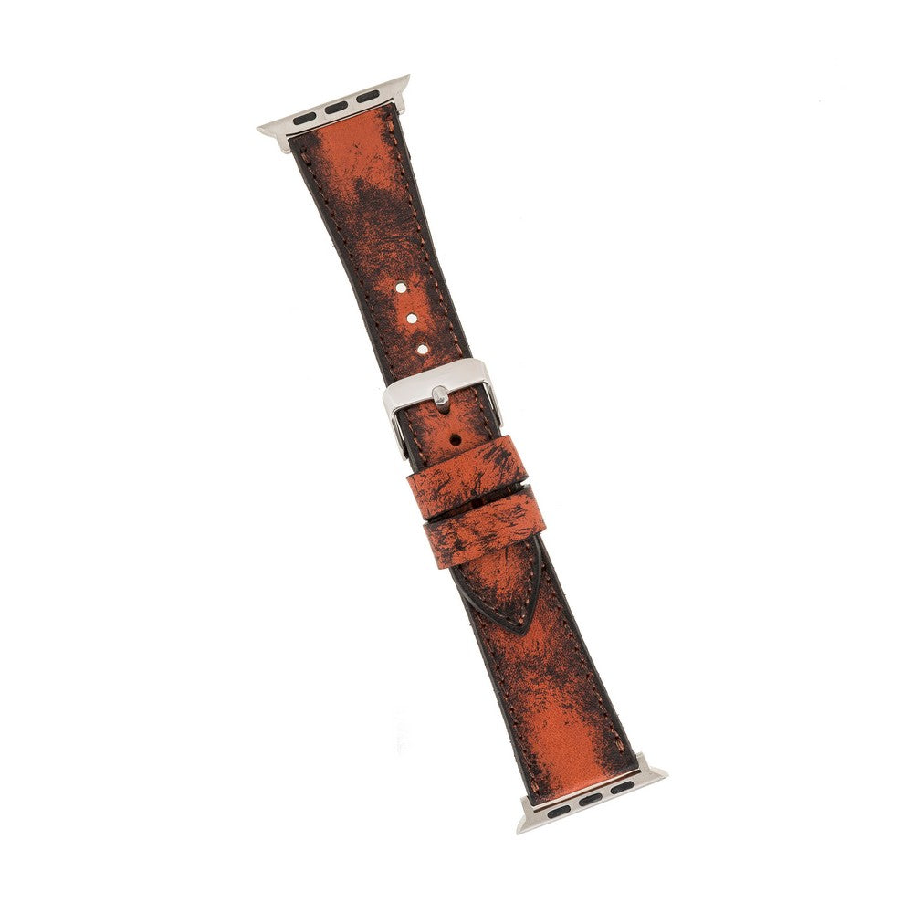 Apple Watch uyumlu, Hakiki Deri, El Yapımı Kordon, V8SEF
