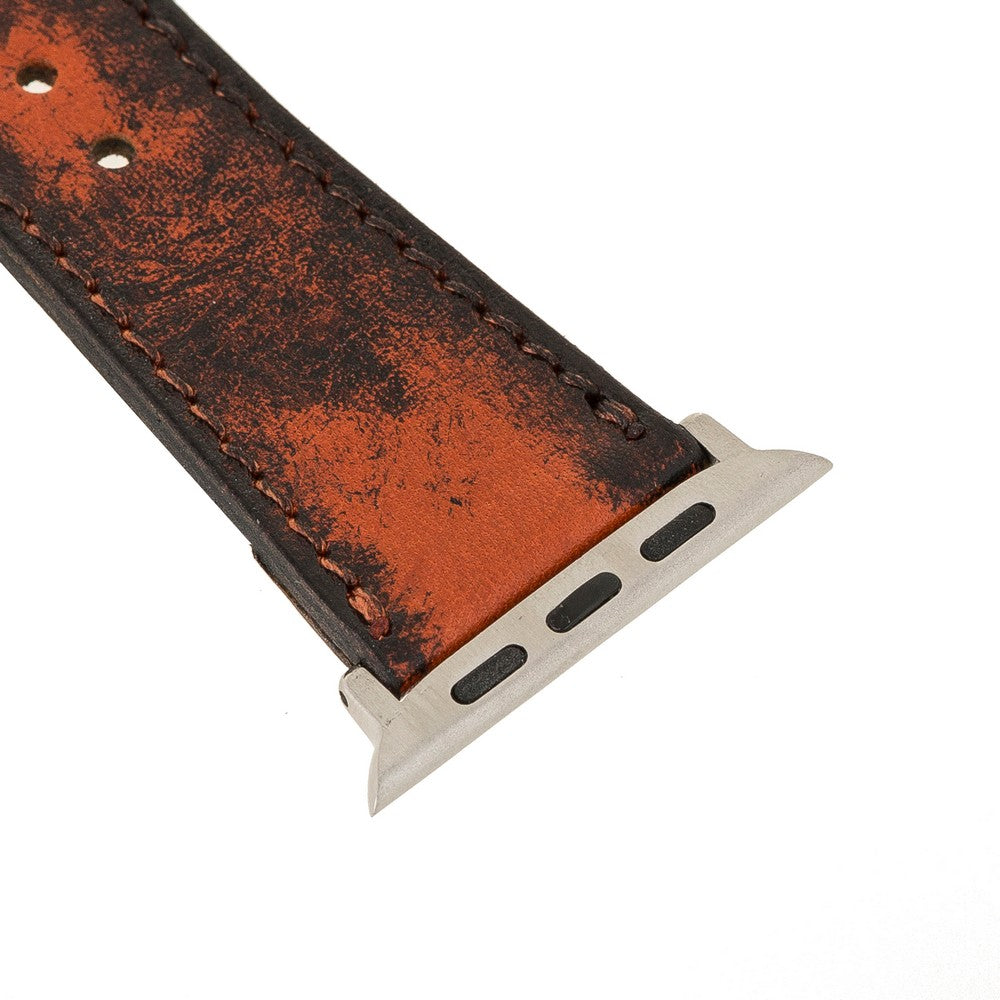 Apple Watch uyumlu, Hakiki Deri, El Yapımı Kordon, V8SEF