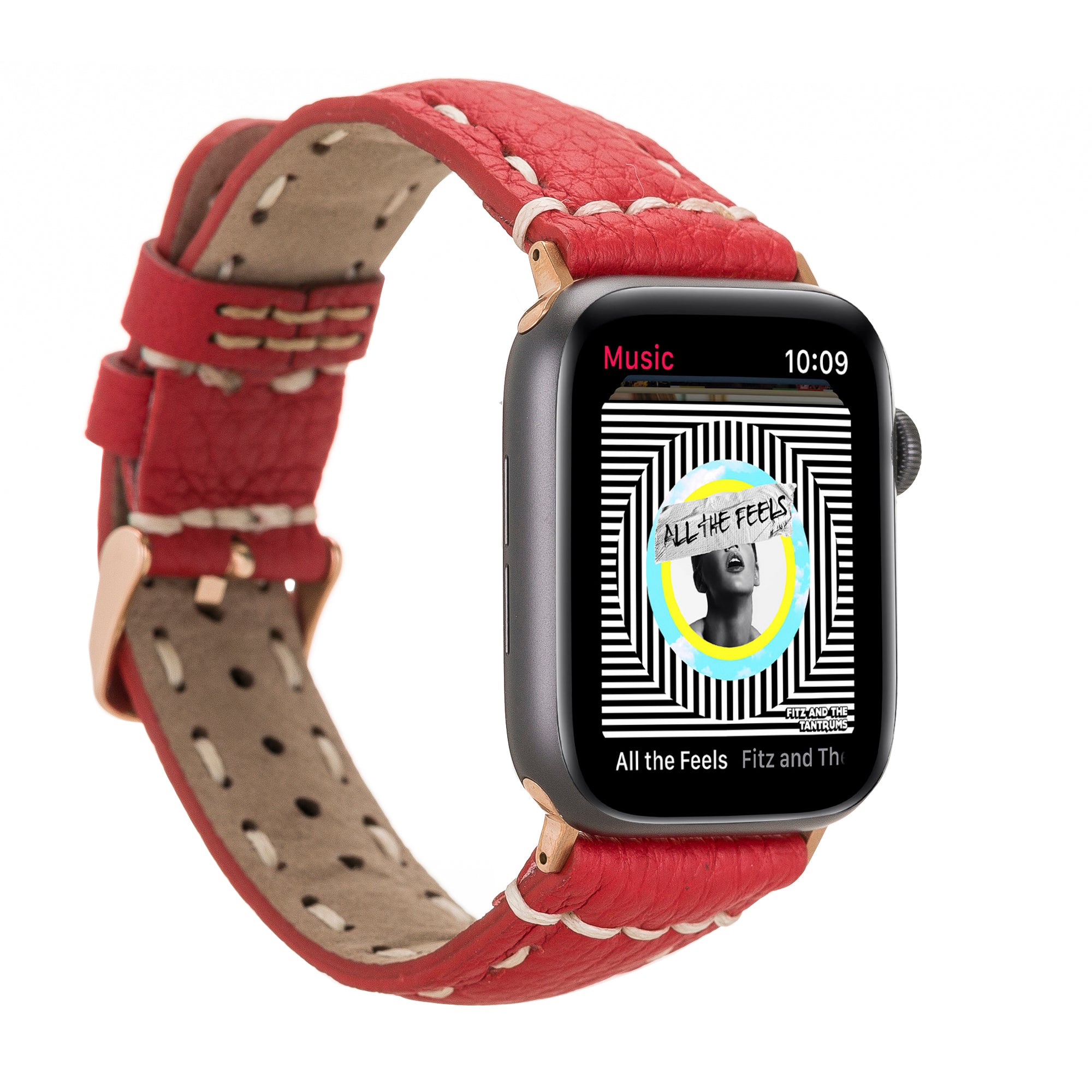 Apple Watch uyumlu, Hakiki Deri, El Yapımı Kordon, SM43 ERC2