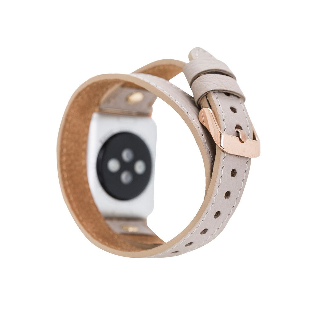 Apple Watch uyumlu, Hakiki Deri, El Yapımı Kordon, Slim DTGT ERC3