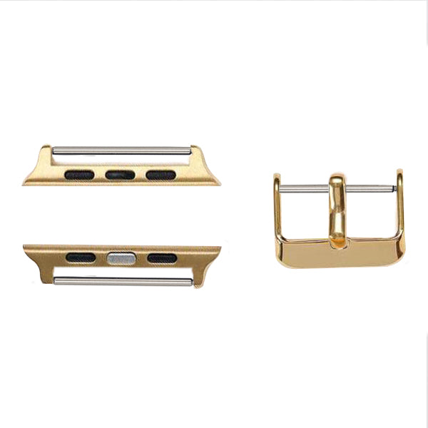 Apple Watch uyumlu, 42-44-45mm Kordon Adaptörü Gold