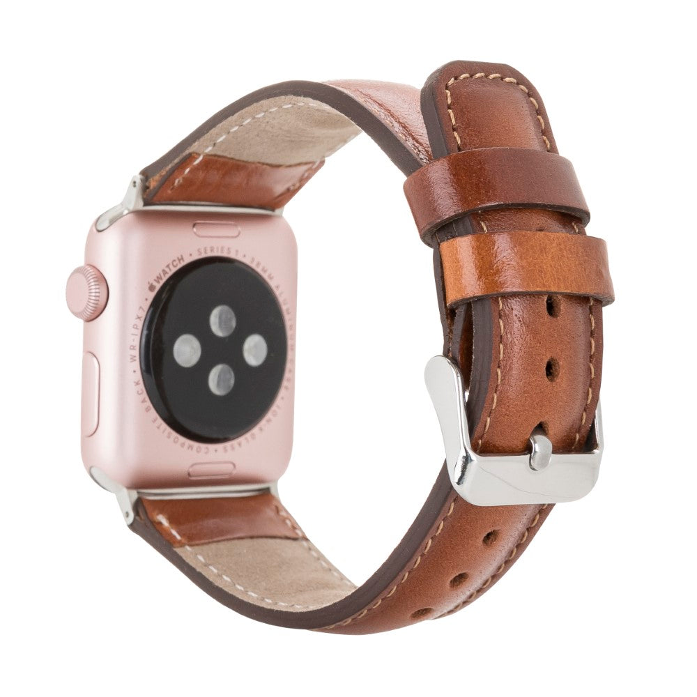 Apple Watch uyumlu, Hakiki Deri, El Yapımı Kordon, RST2EF Taba