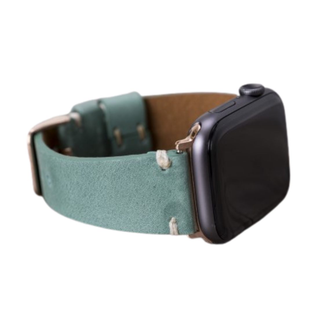 Apple Watch uyumlu, Hakiki Deri, El Yapımı Kordon, Orfe CZ12