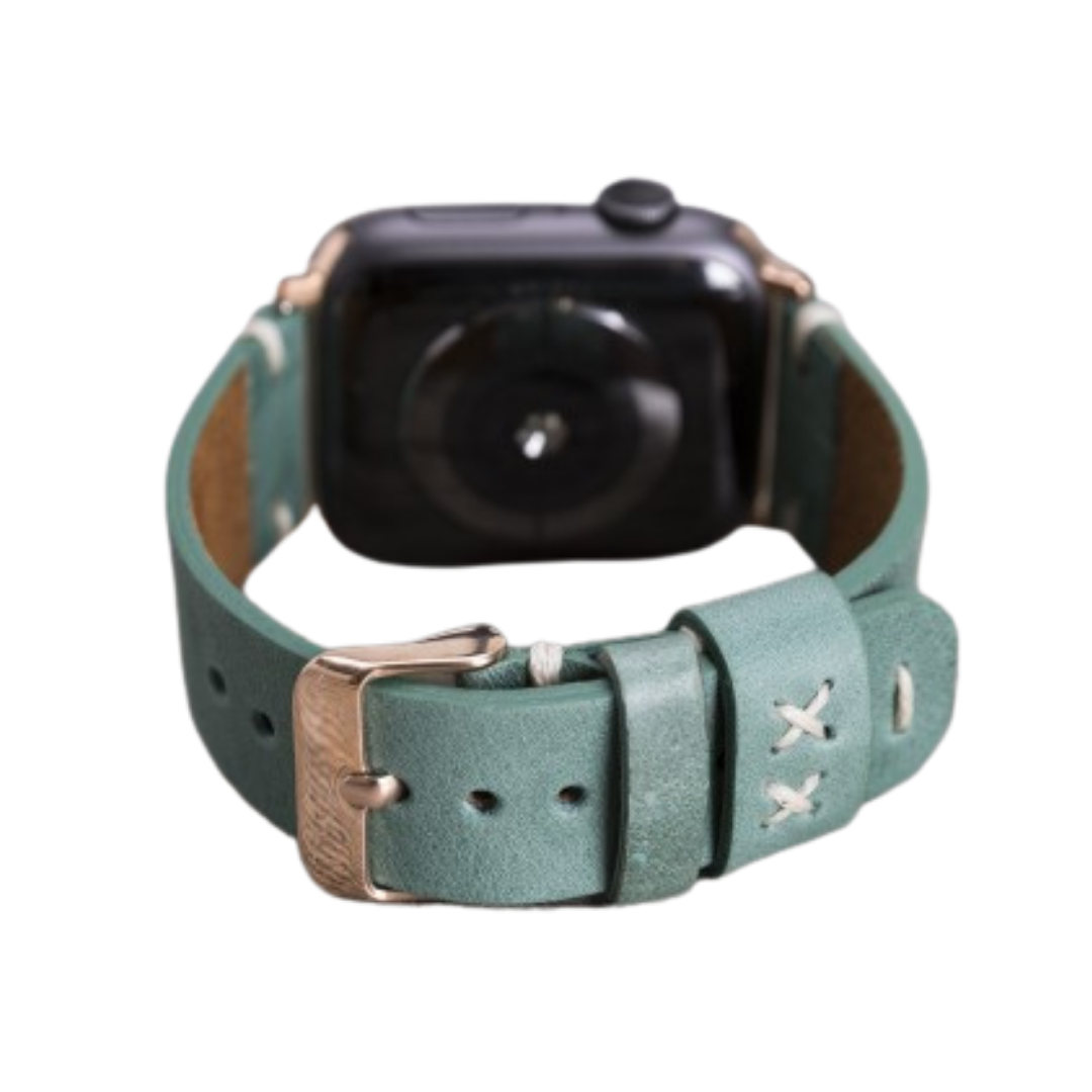 Apple Watch uyumlu, Hakiki Deri, El Yapımı Kordon, Orfe CZ12