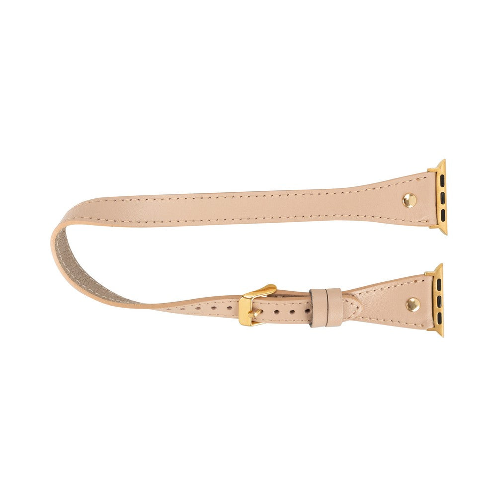 Apple Watch uyumlu, Hakiki Deri, El Yapımı Kordon, Slim DT GT NU1