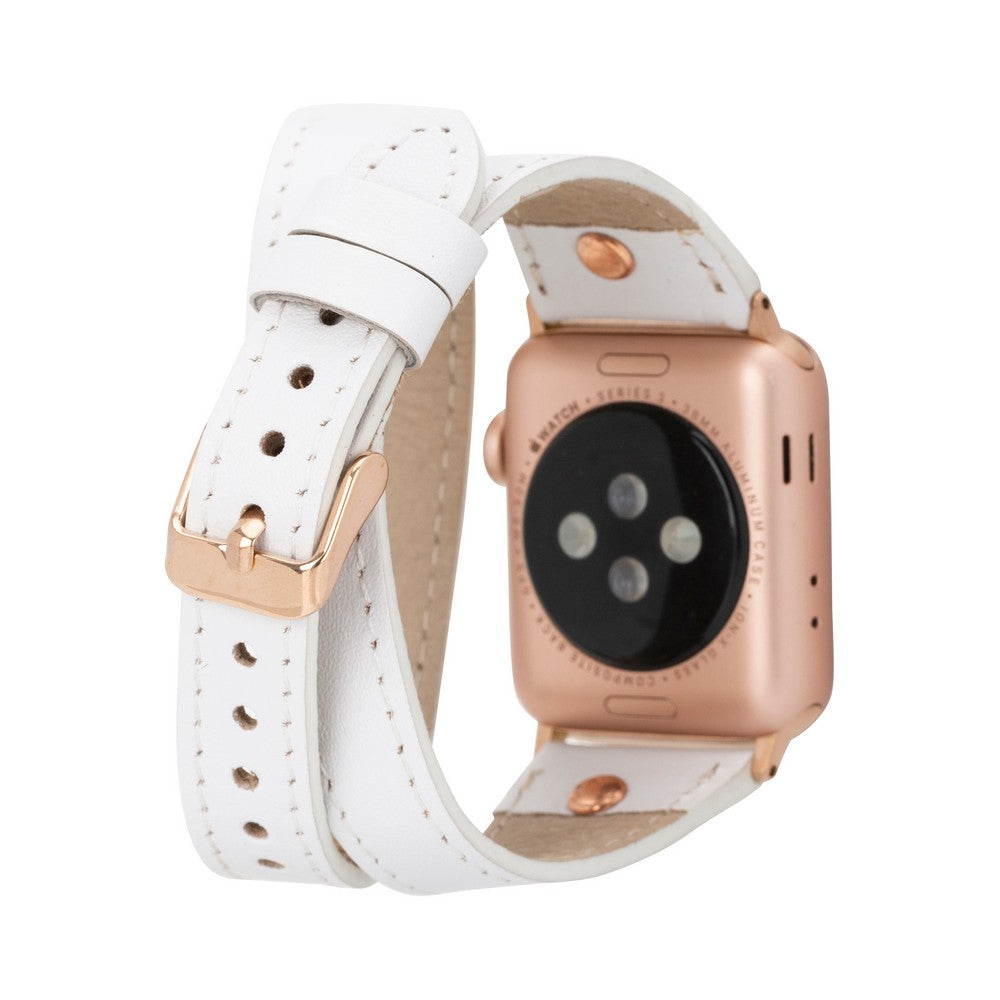 Apple Watch uyumlu, Hakiki Deri, El Yapımı Kordon, Slim DTRG F3