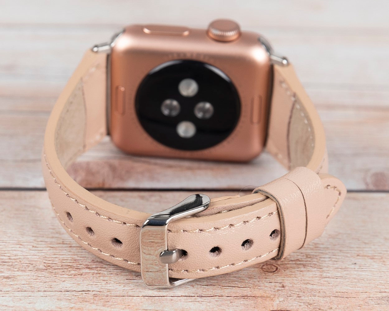 Apple Watch uyumlu, Hakiki Deri, El Yapımı Kordon, Slim NU1