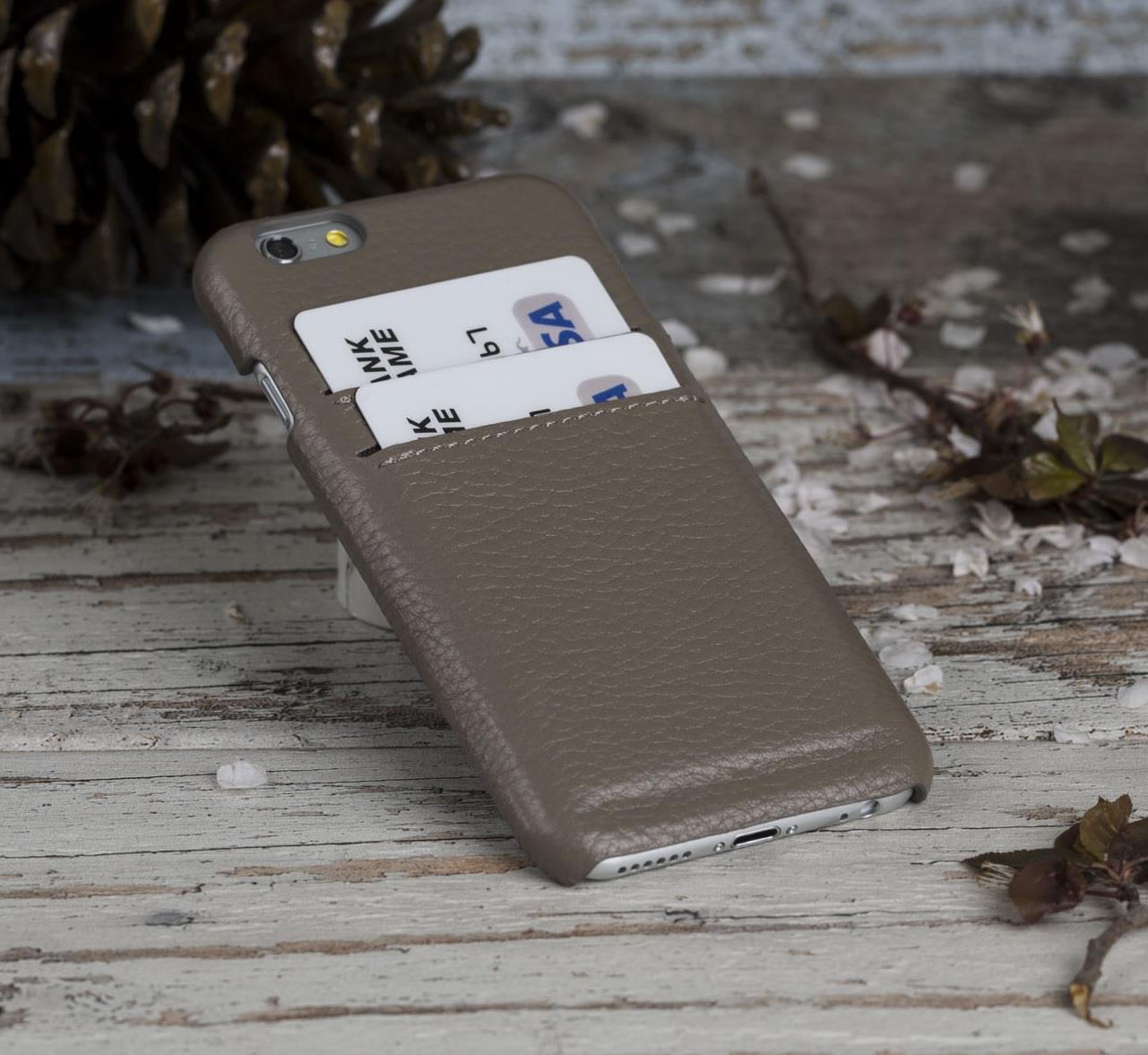 Apple iPhone 6-6s Uyumlu Deri Arka Kapak FXCP UJCC FL6