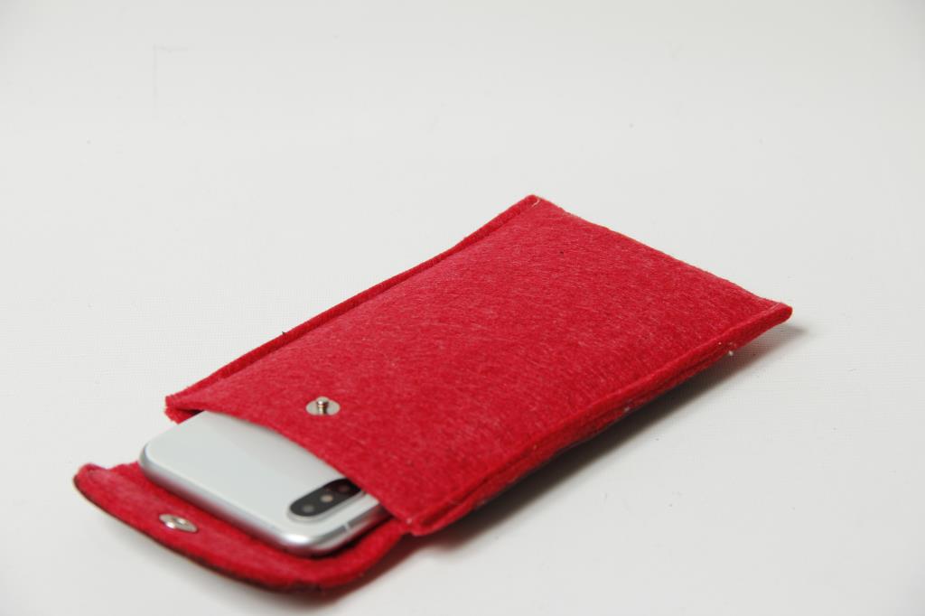 Keçe Kumaş, Powerbank Harddisk Koruyucu Çanta Kırmızı