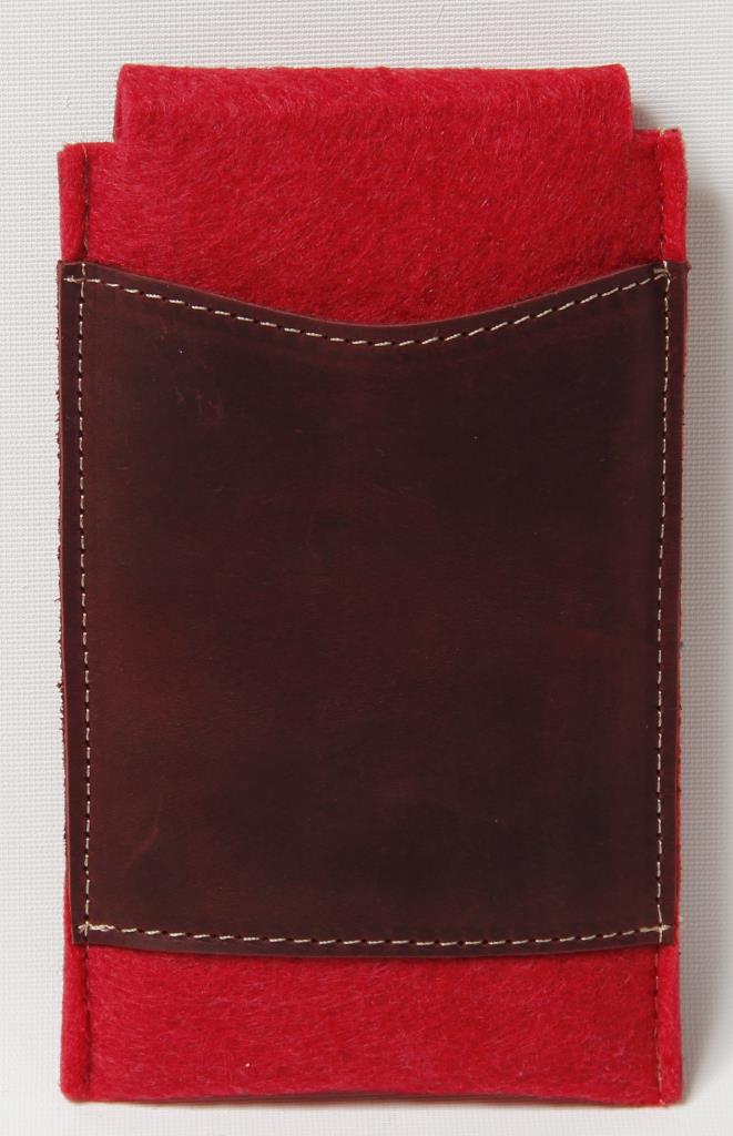 Keçe Kumaş, Powerbank Harddisk Koruyucu Çanta Kırmızı