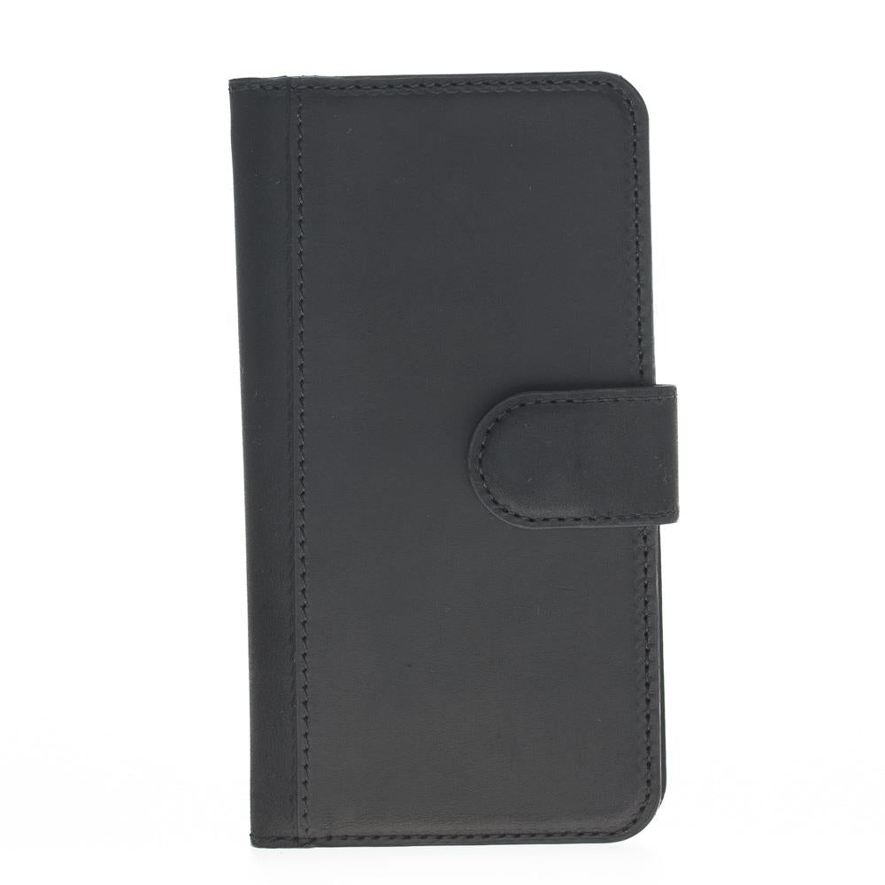 Apple iPhone 7-8-SE Uyumlu Deri Cüzdanlı Kılıf MW0D G1 Siyah